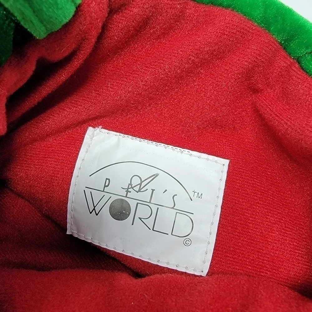 A Pets world Christmas Stockings Paw Print Red Green Dog Cat T22